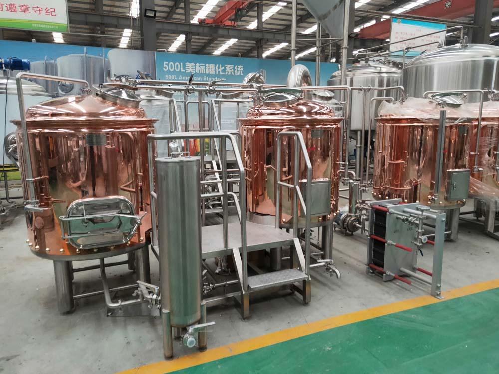 4HL Copper brewhouse
